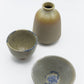 Plain Coarse Pottery Tea Cups Set Of 3